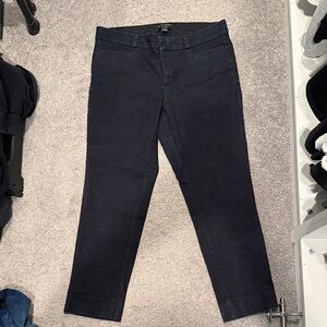 Banana Republic Navy Sloan Crop Pants